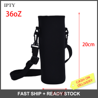 IPTY 1x Neoprene Water bottle Carrier INSULATED CUP COVER กระเป๋าใส่กระเป๋าพร้อมสายคล้อง