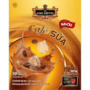 Cà Phê Sữa Hòa Tan 3IN1 KING COFFEE - Túi 50 gói x 24g_HSD 2025