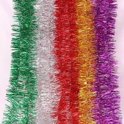 พร้อมส่งในไทย-สายรุ้งประดับต้นคริสต์มาส สายรุ้งตกแต่ง มีถึง7สี เลือกสีได้ สีสันสวยงาม ยาว 1.2 เมตร