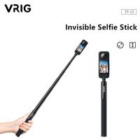 ขาตั้งเดี่ยวกล้องแอคชั่นสามขา Vrig 130ซม. ยืดได้ไม้ Selfie 14 สำหรับด้ามจับ X3 X2 GoPro 12 11 10 9 8 7 6 Insta360