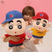 DSYE Crayon Shin-Chan ตุ๊กตาผ้ากำมะหยี่ยัดนุ่นอนิเมะญี่ปุ่นขนาดใหญ่ทำให้สงบของเล่นผ้าขี้ริ้วของขวัญประดับข้างเตียงสำหรับเด็กผู้หญิง