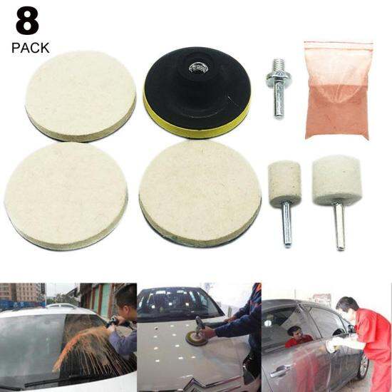 Td bộ dụng cụ loại bỏ vết xước đánh bóng kính 8x cho xe hơi suv kính chắn - ảnh sản phẩm 1