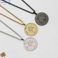 2pcs Wicca สร้อยคอจี้เครื่องรางเปลี่ยนสีได้7แบบ การป้องกันเหนือธรรมชาติ เหล็กไร้สนิม สร้อยคอเครื่องรางซิกิล วินเทจ เครื่องประดับอัญมณีอัญมณี จี้โซโลมอน สำหรับผู้ชาย