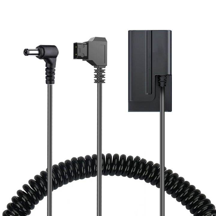 DC Power Adapter DTap Connector To NPF Dummy Battery Replacement Of