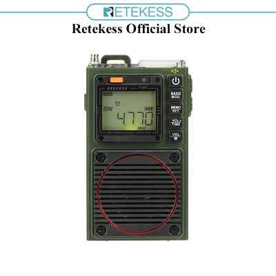Retekess TR111 วิทยุฉุกเฉิน FM AM ลําโพงบลูทูธไร้สาย แบบพกพา รองรับการ์ด TF ไฟฉาย
