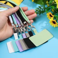 1PC Adjustable Phone Lanyard Detachable Anti-lost Patch Neck Cord Nylon Strap Phone Safety Tether Keychain Chain Case Straps Phone Charms