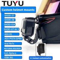 TUYU ขายึดติดรถยนต์แบบพรีเมี่ยม,Hero10ต่อ Gopro Insta360 DJI Fotocamera Per SHOEI AGV ARAI HC Casco Accessori