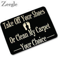 Zeegle Floor Mat Doormat Non-slip Bathroom Doormat Funny Outdoor Car Rubber Waterproof Indoor Mat Washable Hallway Car