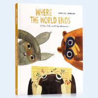 English original picture book where the world ends where is the end of the world? 4-8-year-old childrens hardcover parent-child story picture book early education enlightenment picture book adventure and friendship Davide Cali