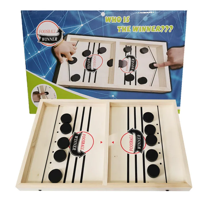 Foosball Winner Games Table Hockey Game Catapult Chess Parent-child  Interactive Toy Fast Sling Puck Board Game Toys For Children