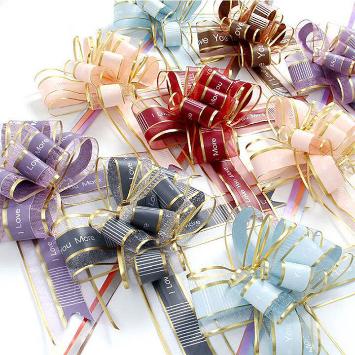ABL Ribbon Gift Ribbon Ready Made DIY Ribbon Bow Wedding Car Hamper