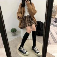 2021 Spring And Autumn New Japanese Preppy Style Pleated Skirt Female Student Plaid High Waist Harajuku JK Women Skirts Korean