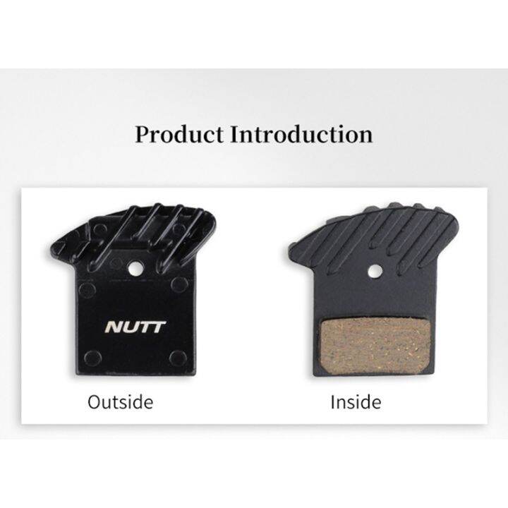 nutt-disc-brake-pad-mtb-bicycle-hydraulic-caliper-heat-dissipation-semi-metal-resin-with-cooling-for-mountain-bike