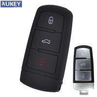 KLL Fit For Vw Volkswagen Cc Passat CC b6 b7 Styling Protector Shell Skin Holder 3 Button Silicone Key Fob Case Cover