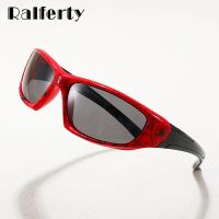 Ralferty Cool Kids Sunglasses Polarized Anti UV400 Outdoor Riding Sport Sun Glasses Child Boy Girl Spider Cobweb Shade 3-9 Year Cycling Sunglasses