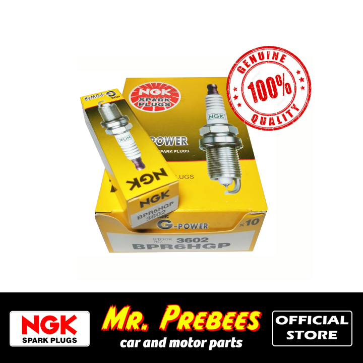 NGKSPARK PLUG (BPR6HGP) FOR RS100 / Dio / Jog / Jet100 / LS3 Lazada PH