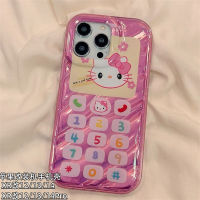 iphone xrบอดี้14pro Apple XR modified 13Pro/14Pro เคสโทรศัพท์ดัดแปลง 11 modified 14Pro cute kt cat little red ทรงเดียวกัน ใหม่