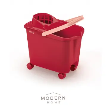 54cm Multifunctional Folding Bucket Mop Bucket With Wheel Portable