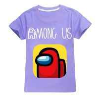 Among US เสื้อยืดชายเสื้อแขนสั้นสำหรับเด็กหญิง Tops แนวโน้มผ้าฝ้ายฤดูร้อนเสื้อลำลองชายและเสื้อแขนสั้นสำหรับเด็กหญิงเสื้อยืดเด็กเสื้อผ้าเด็กหญิงฤดูร้อนเสื้อยืดลำลอง