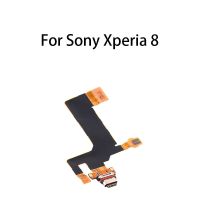 USB Charge Port Jack Dock Connector บอร์ดชาร์จ Flex Cable สําหรับ Sony Xperia 8