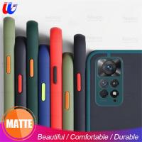 สำหรับ Xiaomi Redmi Note 11 Pro 5G เคสผิวสัมผัสกล้องแบบฝ้าเคสป้องกันฤดูหนาว Note11 4G 11S 11Pro Plus 5G กรอบซิลิโคน Fundas