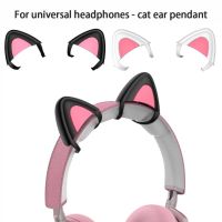 【cw】 Lightweight Earphone Charms Silicone Decorations Headphone Universal Cat Ear Headset Pendant Accessories ！