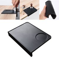 Anti-skid Coffee Tamper Mat Food Grade Silicone Pad Espresso Coffee Tamping Corner Black Thicken Mat for Office Bar Shop