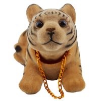 ¤▣ Car Bobbing Head Tiger Shape Nodding Dog Decor