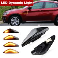 【CW】2x Dynamic LED Indicator Side Marker Signal Accessories OEM# 63137171007/63137171008 For BMW X5 E70 X6 E71 E72 X3 F25 2011-2017