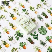 45 pcs/pack Green Oxygen Life Bullet Journal Decorative Stationery Stickers Scrapbooking DIY Diary Album Stick Label Stickers Labels