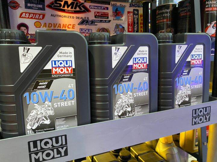 น้ำมันเครื่องมอเตอร์ไซค์-10w-40-street-แบรนด์-liqui-moly