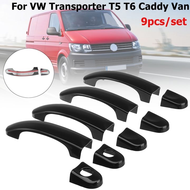 8รูปแบบต่างๆ1เซ็ตมือจับประตูครอบคลุมตัดสำหรับ-vw-transporter-สำหรับ-t5-2003-2004-2015สำหรับ-t6-2015-up-สำหรับแคดดี้แวน2004-2015