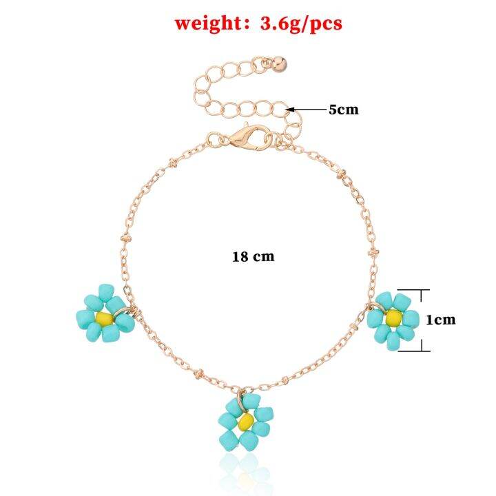 cod-european-and-cross-border-fashion-ins-personality-3-daisy-bracelet-female-popular-all-match-rice-bead-flower