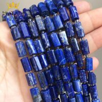 【✱2023 HOT✱】 WYSUYU SHOP ลูกปัดลูกปัดหินธรรมชาติสำหรับทำสร้อยข้อมือสร้อยคอ Lapis Lazuli ทรงหลวมสำหรับอุปกรณ์ทำเครื่องประดับ Diy ขนาด15 นิ้ว