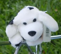 Classic white black dog toys Hot Sale cute Plush toys Fridge Magnet refrigerator Fridge Magnet stuffed animals