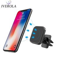 Univerola Magnetic Car Phone Holder Universal Twist-Lock Air Vent Car Holder 360° Rotation Stand fit For Xiaomi / iPhone 11/11