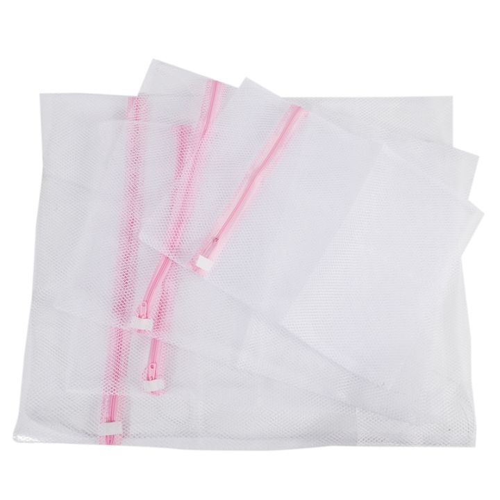 large-net-washing-bag-set-of-4-durable-coarse-mesh-laundry-bag-with-zip-closure-for-clothes-delicates