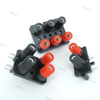 2 4 6 Positions Pin Banana Plug 4mm power Socket Connector External Audio Jack Speaker Amplifier Terminal Screw Post Block Bend WDAG