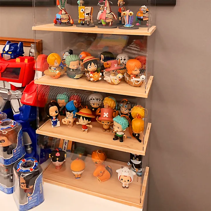 Handmade Lego model display toy rack dustproof household