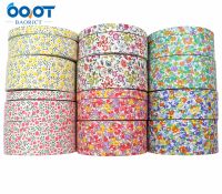 Double-Sided Flowers Cloth Ribbons 5 Yards M-21623-905 38MM DIY Crafts Hairclip Apparel Accessories and Sewing Decorations Gift Wrapping  Bags