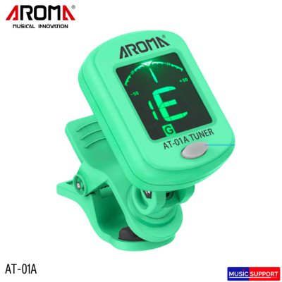 AROMA เครื่องตั้งสายกีตาร์ รุ่น AT-01A TUNER (แถมฟรี ถ่านพร้อมใช้งาน)