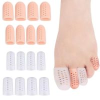 【CW】✥  10Pcs 5Pairs Silicone Toe Cap Protector Cover Thumb Sleeve Corn Blisters Pain Tube Bunion Correction Foot