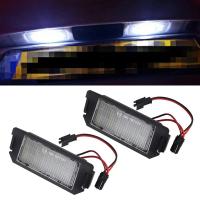 ไฟป้ายทะเบียน LED 2ชิ้นสำหรับ Hyundai I20 Veloster FS XG 30 Terracan HP Coupe GK 12V ไม่มีข้อผิดพลาดสีขาวสำหรับเคียพิกันโต้ Rio Soul