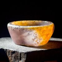 Agate Bowl Tea Cup Stone Wine Drink Ware Crafts Minerals Healing Natural Crystals Table Decoration Handmade Creative Gift