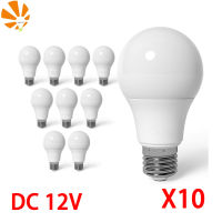 10pcslot DC12V E27 20W 18W 15W 12W 9W 6W 3W Spotlight Light Bulb LED Lamp Lampada illas Saving Cold Warm White Led Bulbs