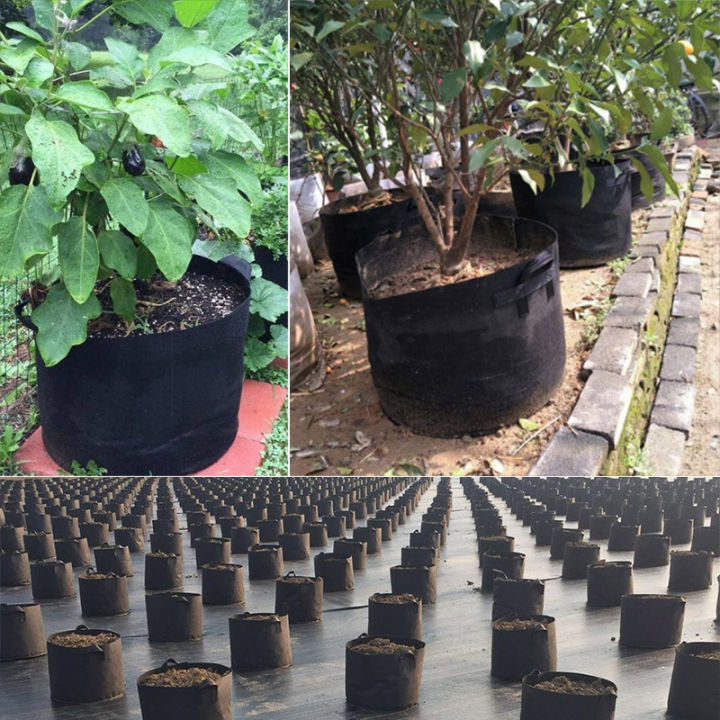 qkkqla-45-gallon-plant-grow-bag-large-capacity-flower-pot-vegetable-gardening-reusable-fabric-plant-growing-bags-garden-tools
