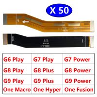 50Pcs เมนบอร์ดเมนบอร์ดเชื่อมต่อสายดิ้นสําหรับ Motorola Moto G6 G7 G8 G9 Plus Play Power One Hyper Macro Vision Fusion Plus