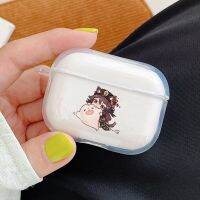 [Hot K] การ์ตูน Genshin อเคสหูฟังกระแทกสำหรับ Airpods Pro Japan หูฟังบลูทูธไร้สายเคสโทรศัพท์อ่อนใส Capa Coque