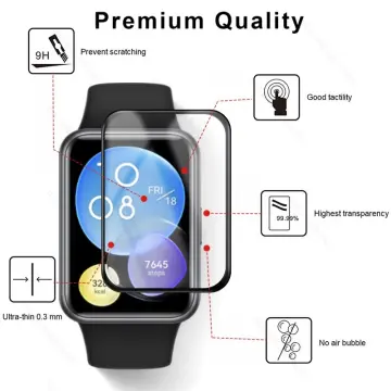 Glass+Case For HUAWEI watch fit 2 screen protector smartwatch accessories  PC Full cover bumper Tempered Film for HUAWEI fit2