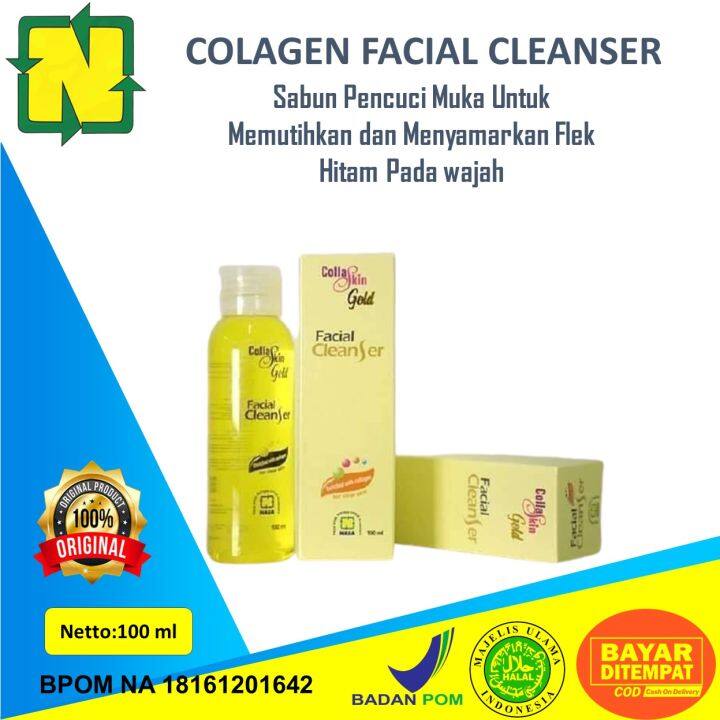 Collaskin Facial Cleanser Cofc Nasa Original Sabun Cuci Muka Untuk Kulit Kering Sabun